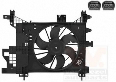 VAN WEZEL 1555747 -  Вентилятор, охлаждение двигателя